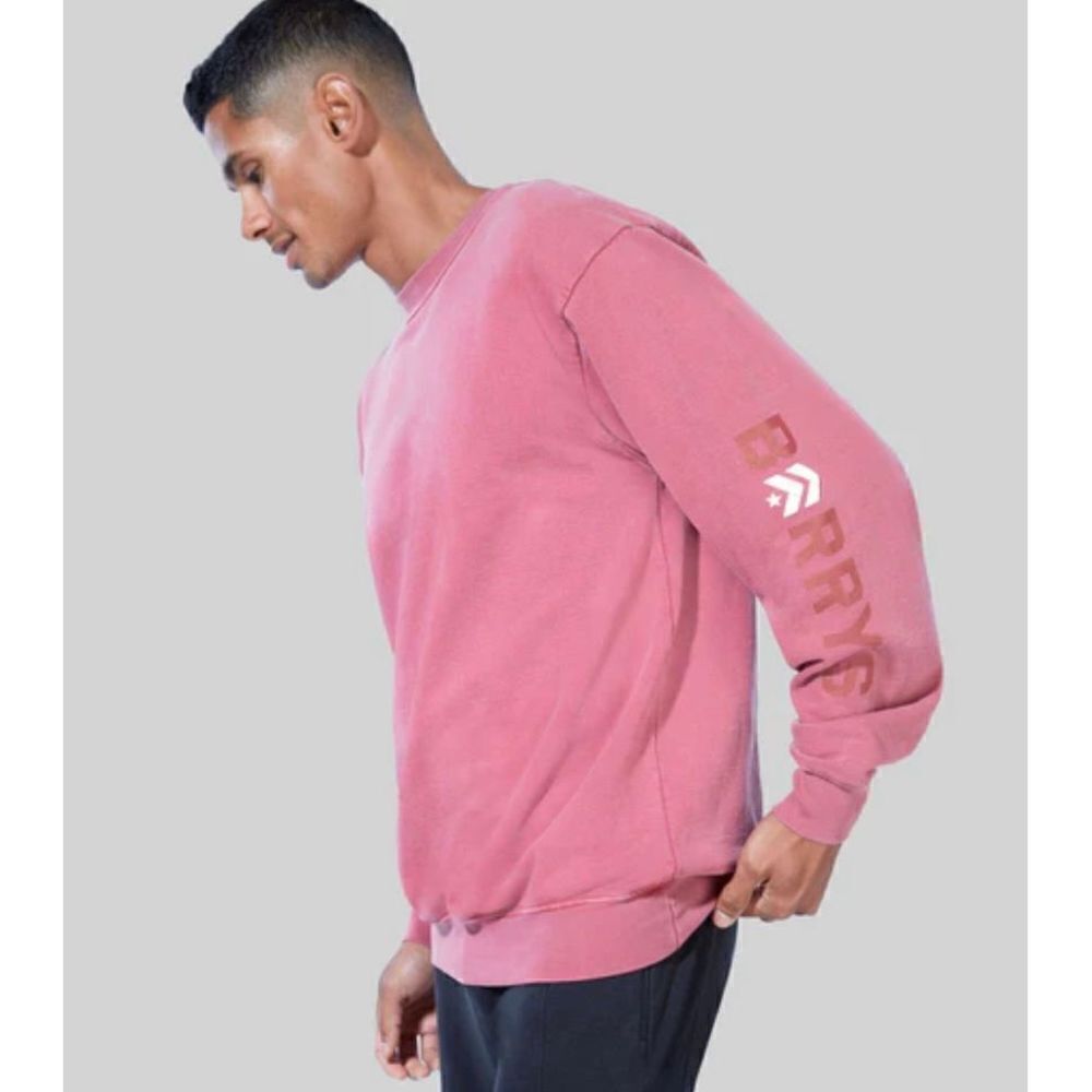 BARRY'S BERRY RED CREWNECK SWEATSHIRT – BARRY'S SHOP Size Large